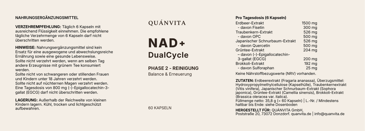 QUÁNVITA NAD⁺ DualCycle
